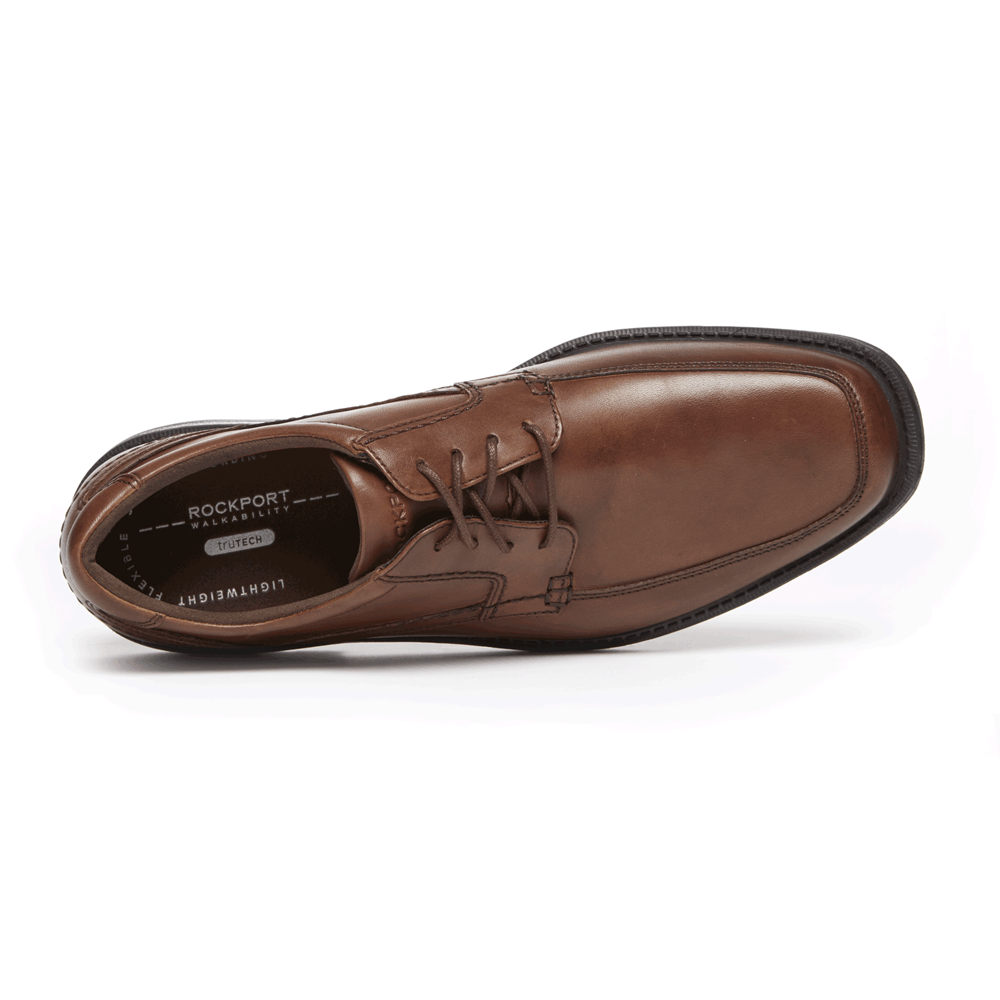 Sapatos Lace Ups Rockport Homem Marrom - Style Leader 2 Apron Toe - 50826VBFS